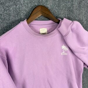 Billabong Palms Lavender Crew Neck Sweatshirt‎ Women's Casual Pullover